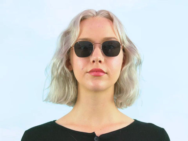 The Groove Pilot / Brushed Gold & Tortoise Bio & Polarised Grey Lens - Shade Files
